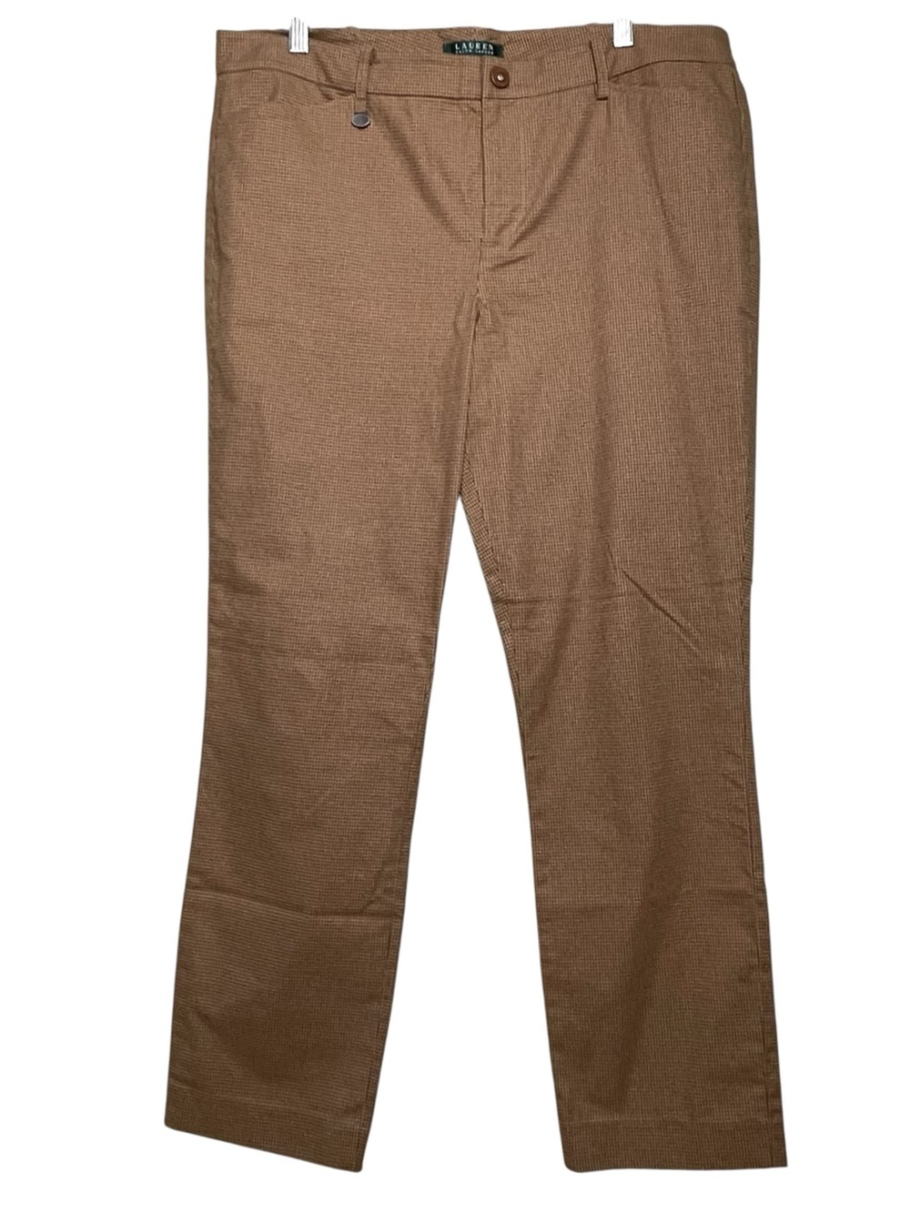 Lauren Ralph Lauren Pants WMNS Houndstooth Trousers Equestrian Riding Zip Sz 14